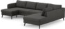 County - 3-sits soffa med schäslong vänster och divan höger - Grå