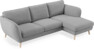 Madison Lux - 2-sits soffa med schäslong höger - Grå