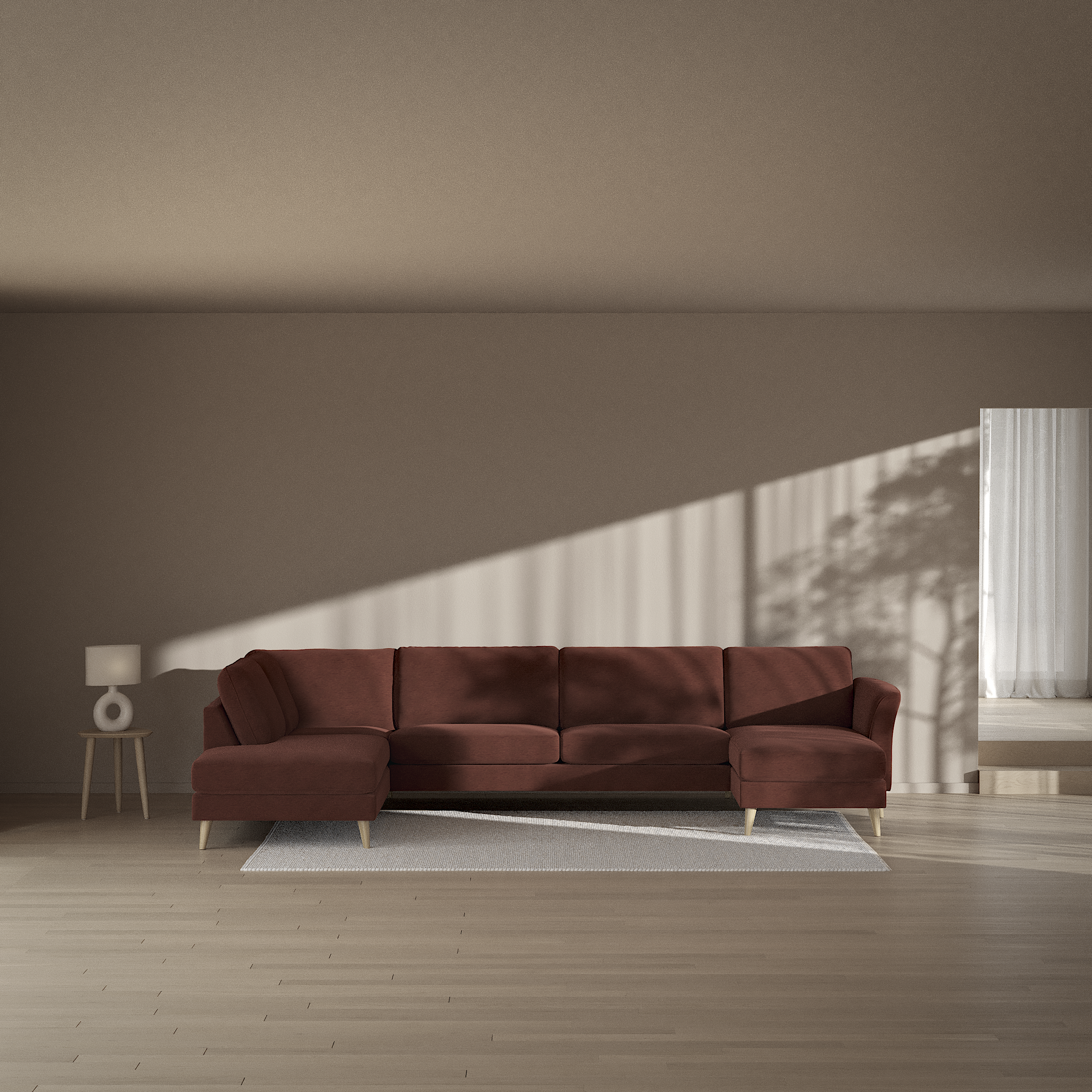 Bridge - 3-sits soffa med divan vänster och schäslong höger - inspiration