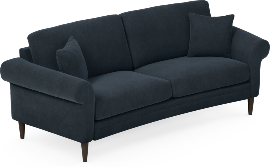Eden - 2,5-sits soffa svängd - Blå