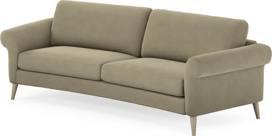Bridge - 3-sits soffa svängd - Beige
