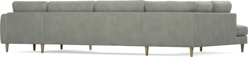 Bridge - 3-sits soffa med divan vänster och schäslong höger - Grå