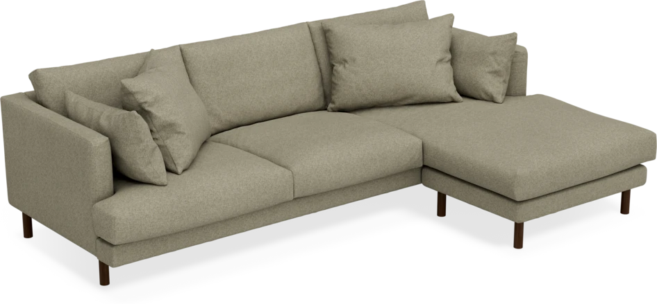 Harper - 4-sits med schäslong höger  - Beige