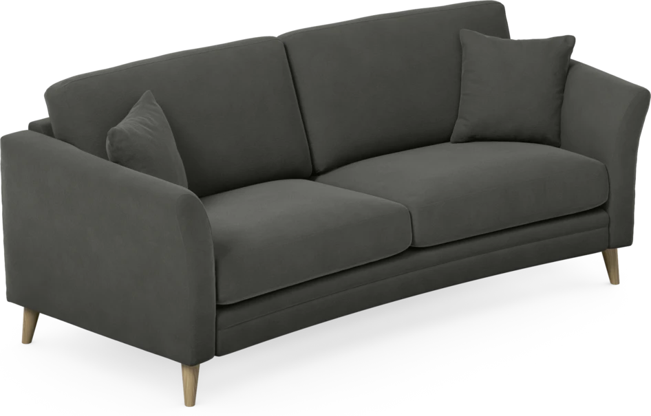 Eden - 2,5-sits soffa svängd - Grå