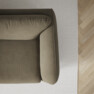Madison Lux - 2-sits soffa med schäslong vänster - Brun