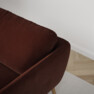 Madison Lux - 3-sits soffa med divan höger - Orange