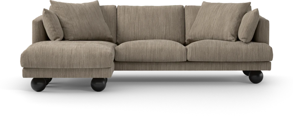 Harper - 4-sits med schäslong vänster - Beige