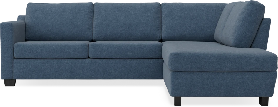 Friday - 2,5-sits soffa med divan höger - Blå