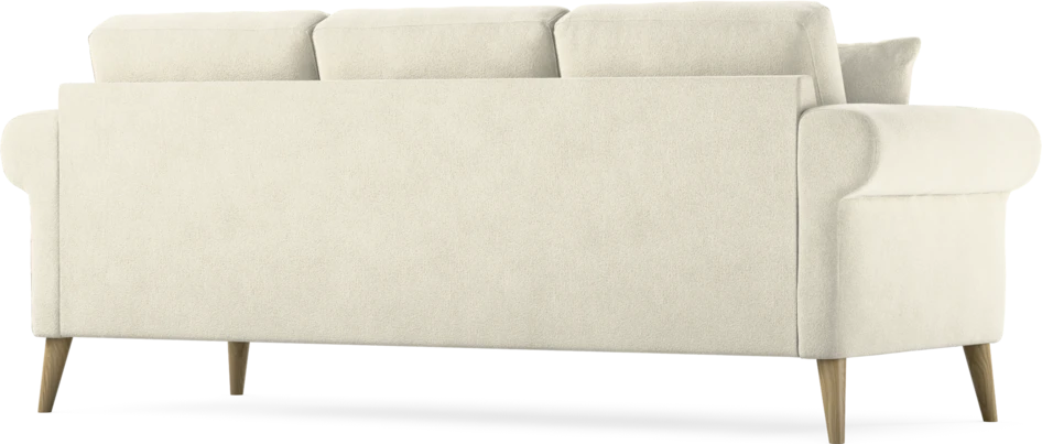 Eden - 3-sits soffa - Vit