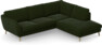 Madison Lux - 2-sits soffa med divan höger - Grön