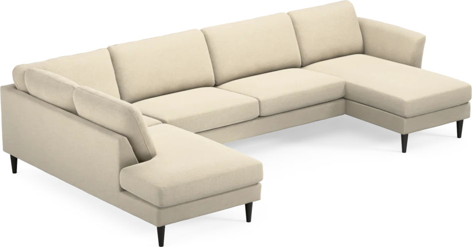 Bridge - 3-sits soffa med divan vänster och schäslong höger - Beige