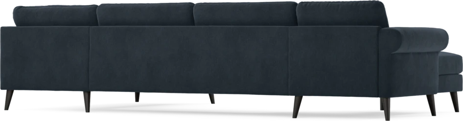 Bridge - 3-sits soffa med schäslong vänster och divan höger - Blå