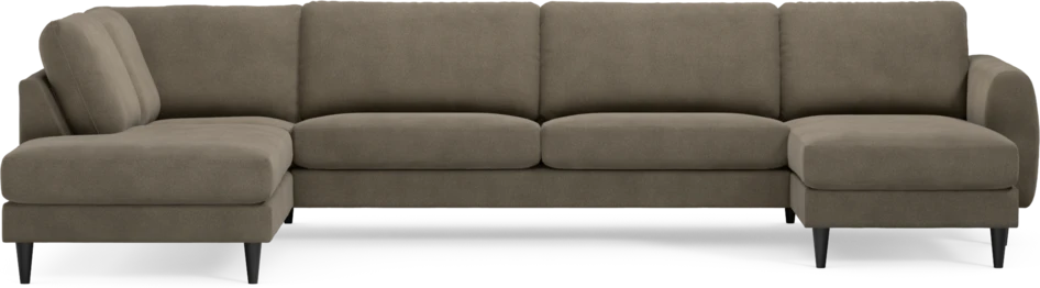 Bridge - 3-sits soffa med divan vänster och schäslong höger - Beige