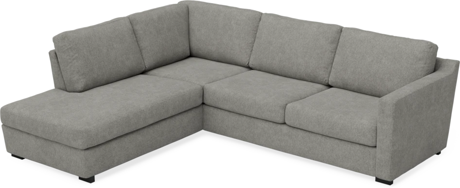 Friday - 2,5-sits soffa med divan vänster - Grå