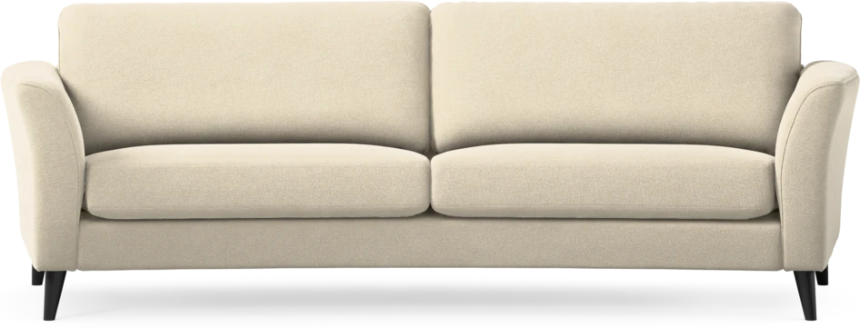 Bridge - 3-sits soffa svängd - Beige