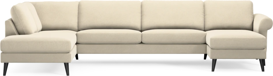 Bridge - 3-sits soffa med divan vänster och schäslong höger - Beige