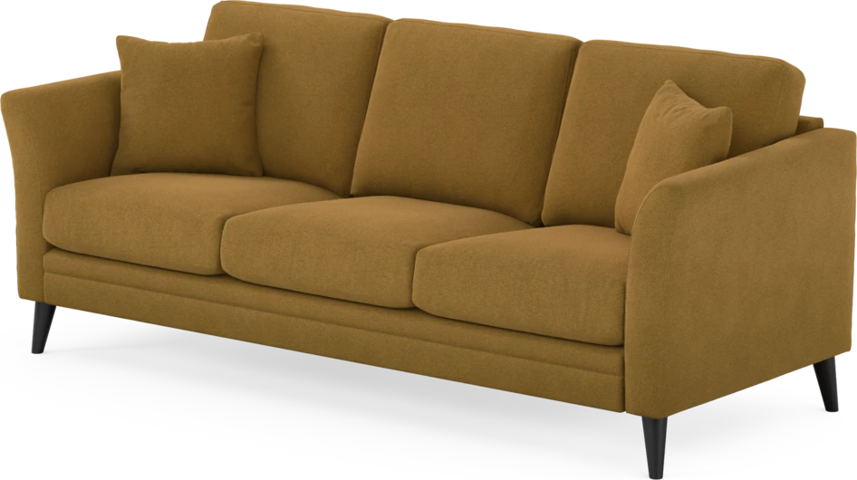 Eden - 3-sits soffa - Gul