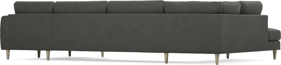 Bridge - 3-sits soffa med divan vänster och schäslong höger - Grå