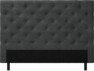 Delux Pikerad - Sänggavel, 90-210 cm - Grå