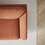 Madison Lux - 3-sits soffa - Orange