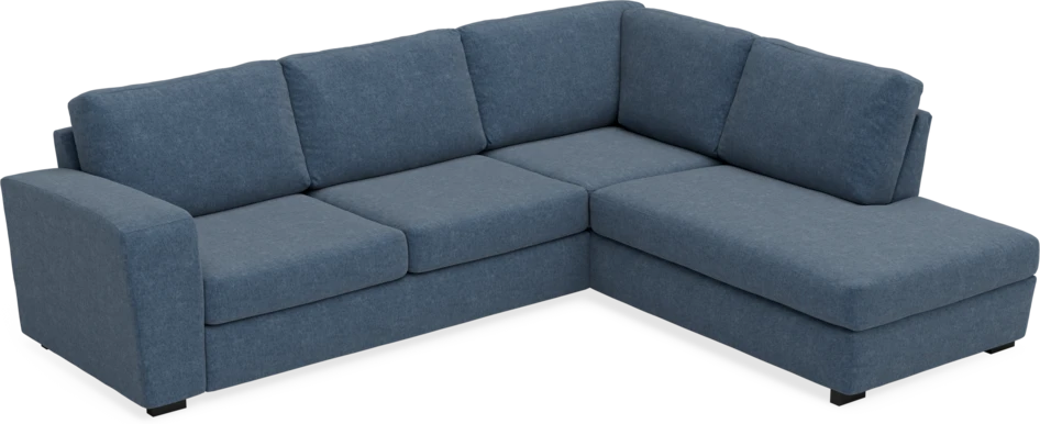 Friday - 2,5-sits soffa med divan höger - Blå