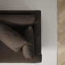 Harper - 3-sits soffa, hel dyna - Brun
