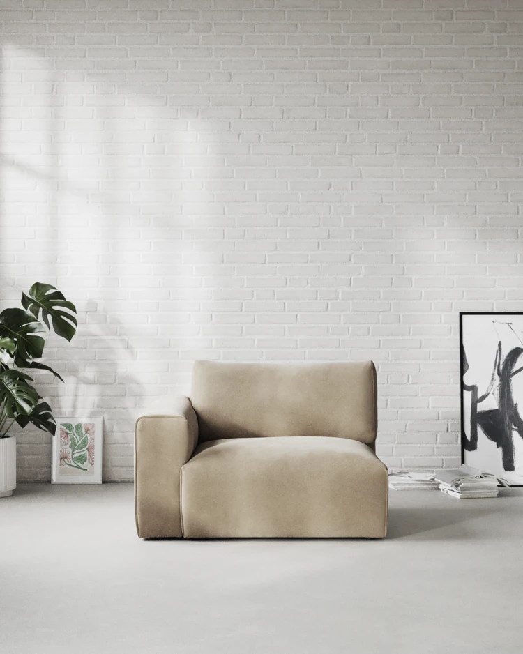 Free - 1,5-sits med armstöd vänster - inspiration