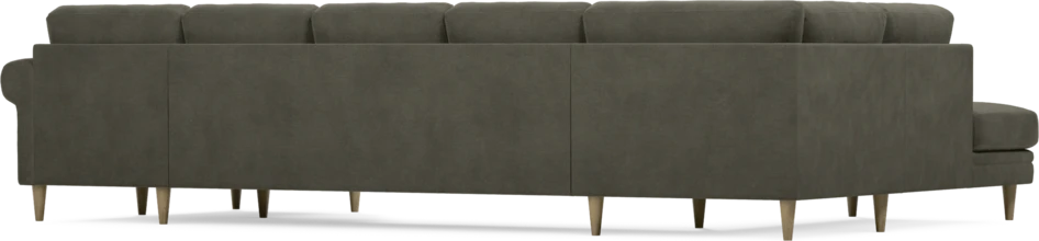 Eden - 3-sits soffa med divan vänster och schäslong höger - Grå