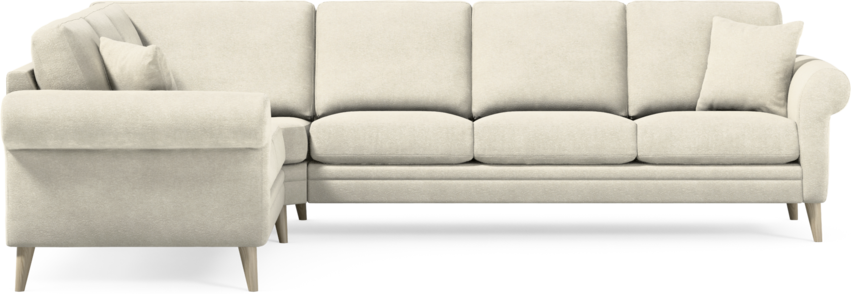 Eden - Hörnsoffa, 2+3-sits - Vit