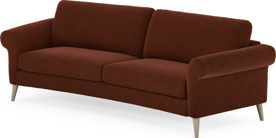 Bridge - 3-sits soffa svängd - Orange