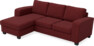 Friday - 3-sits soffa med schäslong vänster - Rosa