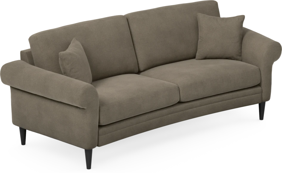 Eden - 2,5-sits soffa svängd - Beige