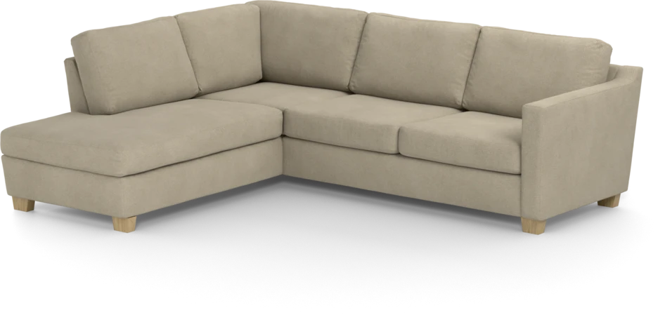 Friday - 2,5-sits soffa med divan vänster - Beige