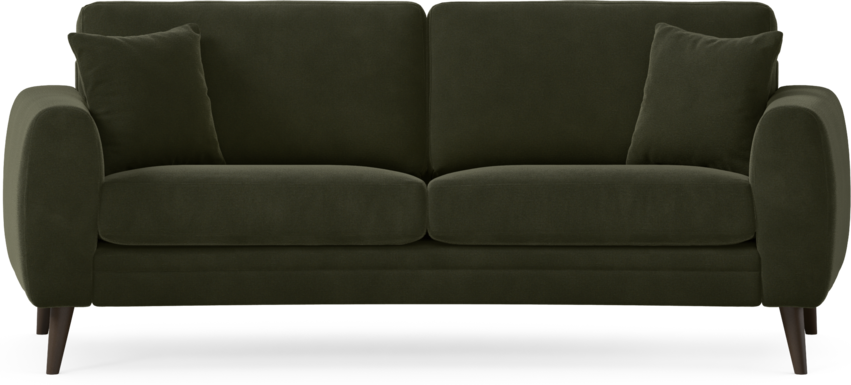 Eden - 2,5-sits soffa svängd - Grön