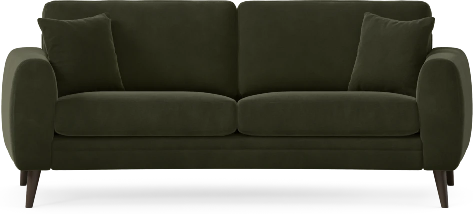 Eden - 2,5-sits soffa svängd - Grön