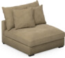 Rossi - 1,5-sits utan armstöd - Beige