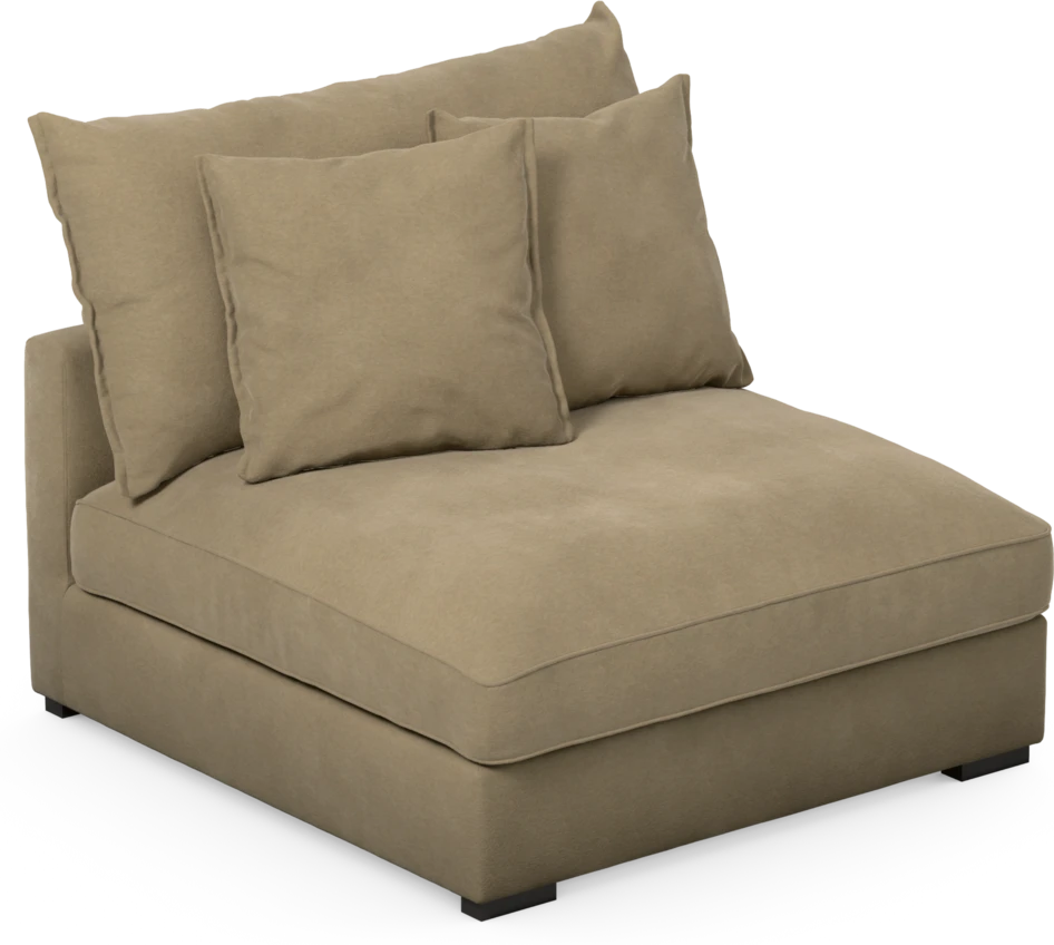 Rossi - 1,5-sits utan armstöd - Beige