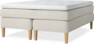 Delux Sense - Kontinentalsäng, dubbelsäng med bäddmadrass - Beige