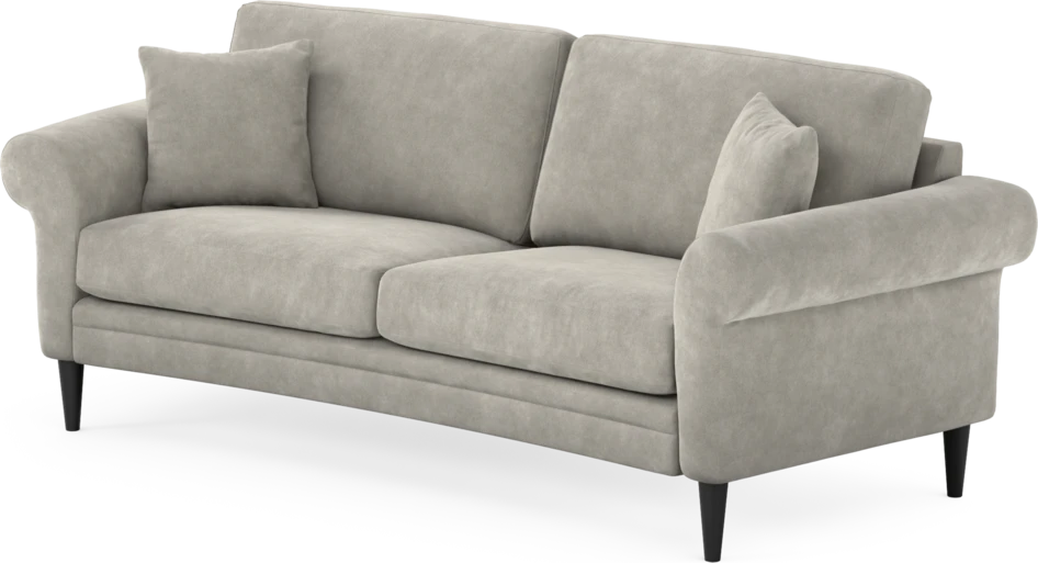 Eden - 2,5-sits soffa svängd - Grå