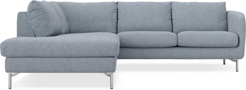 Madison - 2-sits soffa med divan vänster - Blå