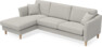 Eden - 2,5-sits soffa med schäslong - Grå
