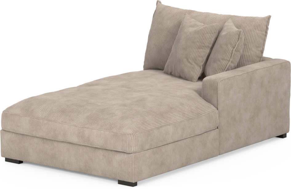 Rossi - Schäslong vänster - Beige