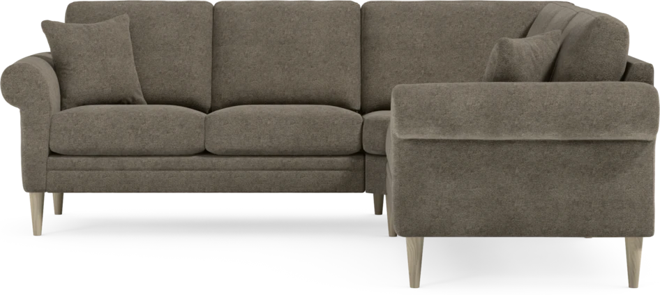 Eden - Hörnsoffa, 2+2-sits - Brun