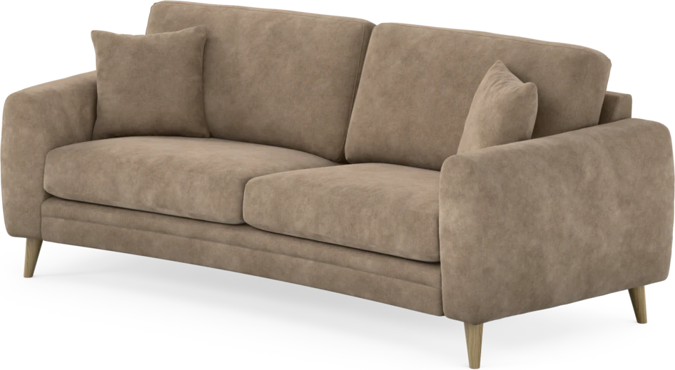 Eden - 2,5-sits soffa svängd - Beige