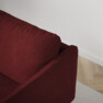 Madison Lux - 3-sits soffa - Röd