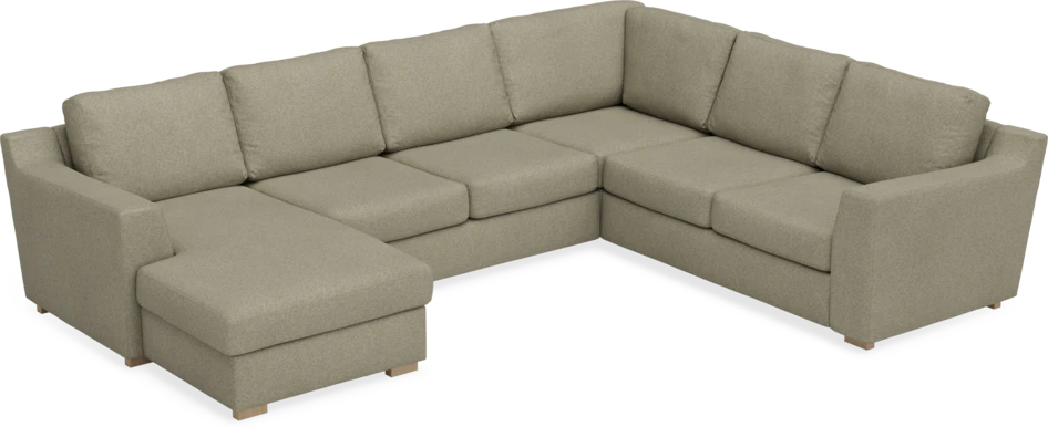 Friday - Hörnsoffa, 3+2-sits med schäslong vänster - Beige