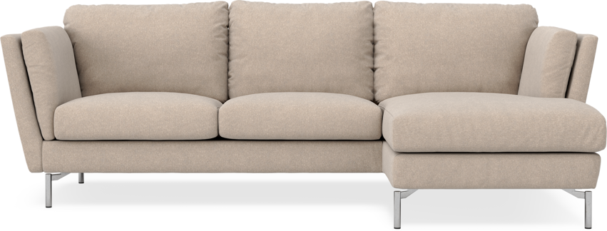 Madison Lux - 2-sits soffa med schäslong höger - Beige