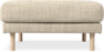 Willow - Fotpall, fast klädsel - Beige