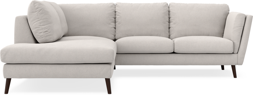 Madison - 2-sits soffa med divan vänster - Grå