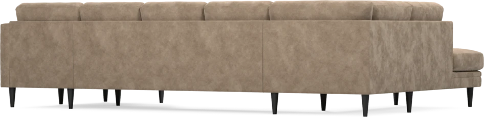 Eden - 3-sits soffa med divan vänster och schäslong höger - Beige